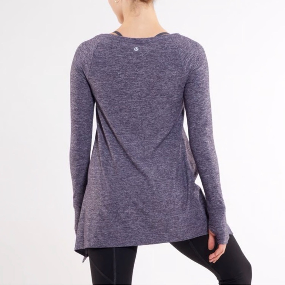 Lululemon Heather purple top-size 8 - Picture 2 of 7